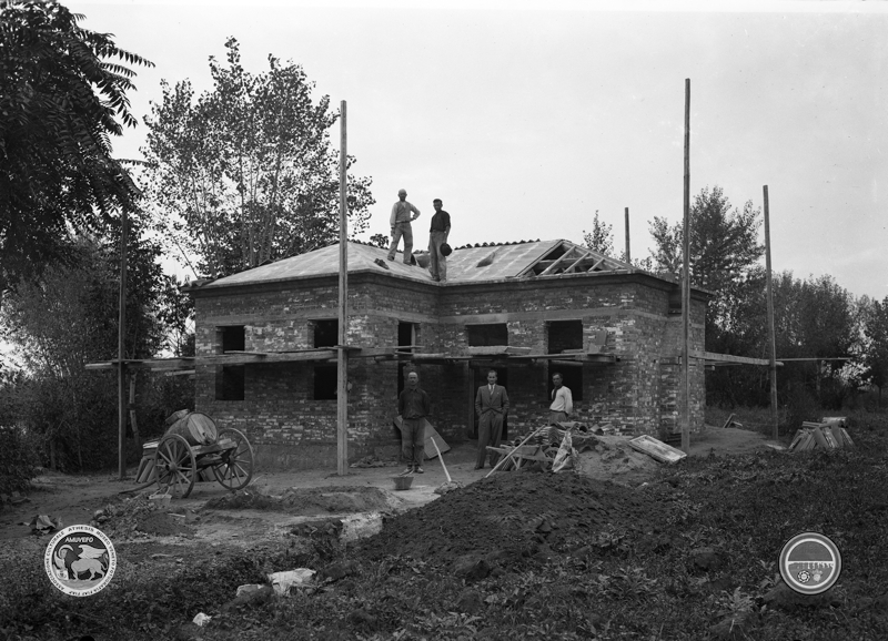 1939 00 00 Santa Margherita d&#039;Adige LAVORI COSTRUZIONE RICOVERI id_39010 1 ath_112035 restauro